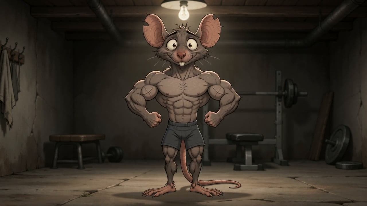 Rathaniel after his physique has been shaped by consistent training